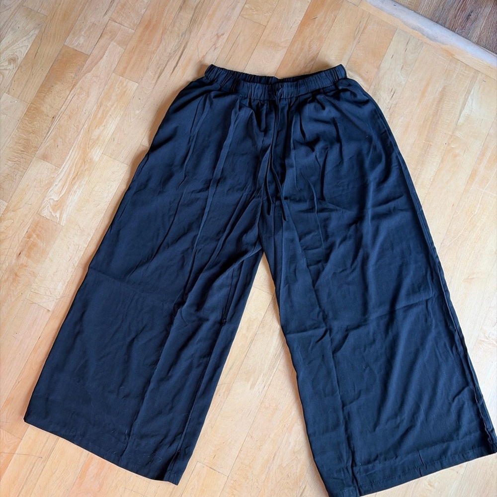 Cider Wide Leg Palazzo Pants Flowing Comfortable Trending 70’s Stylish Boho XL - Picture 2 of 11